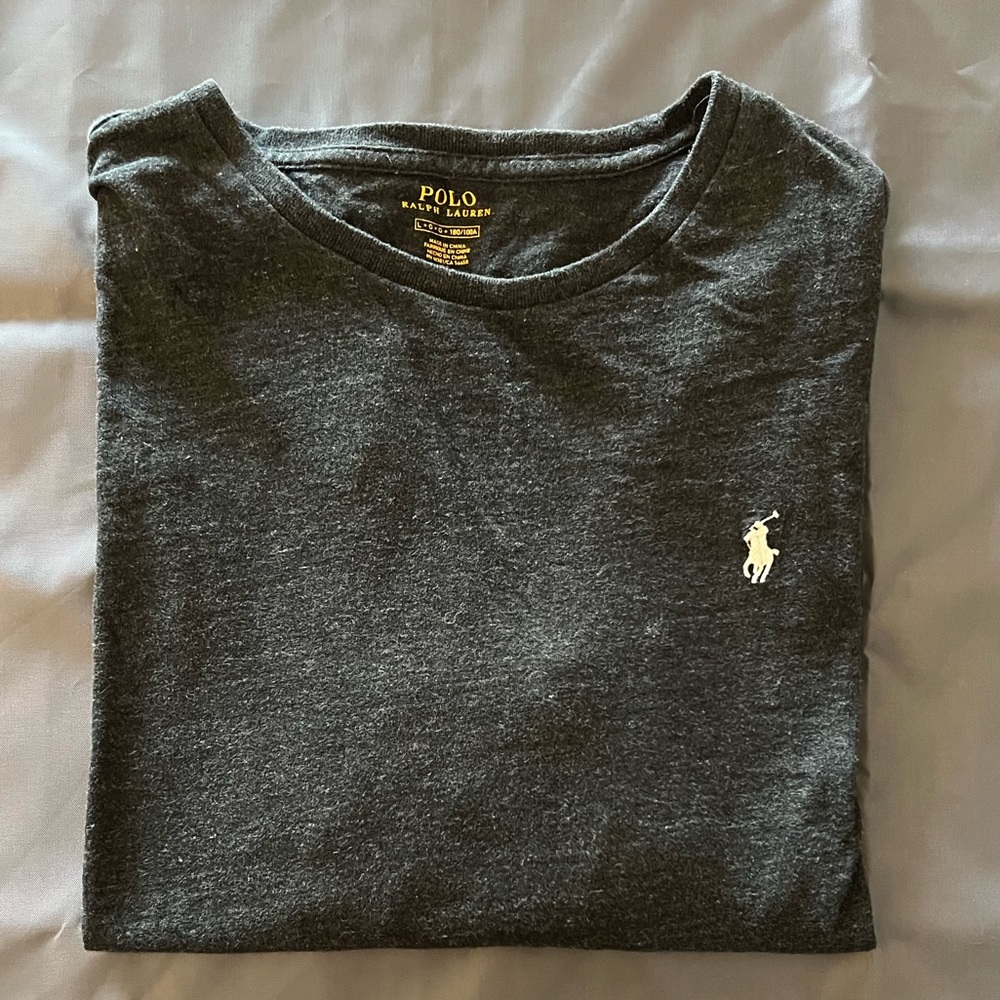 Gray Men’s size L long sleeve shirt from Polo Ralph Lauren